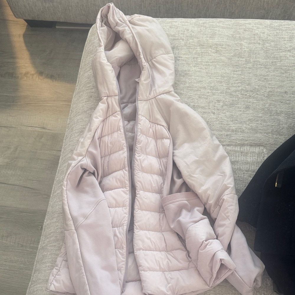 lululemon athletica Soft Pink Puffer Jacket